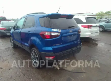 FORD ECOSPORT 2019 vin MAJ6S3JL9KC255588 from auto auction Iaai