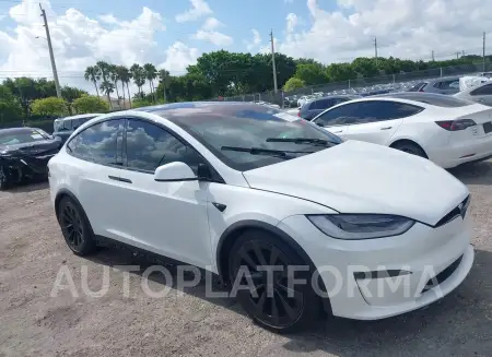 TESLA MODEL X 2022 vin 7SAXCBE54NF355903 from auto auction Iaai