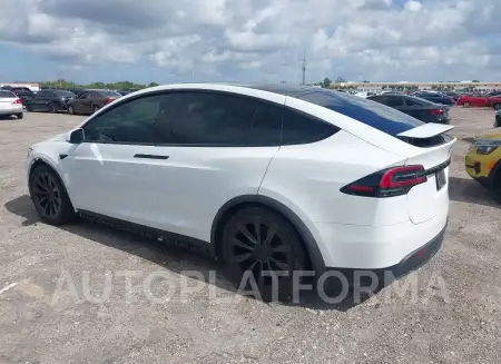 TESLA MODEL X 2022 vin 7SAXCBE54NF355903 from auto auction Iaai