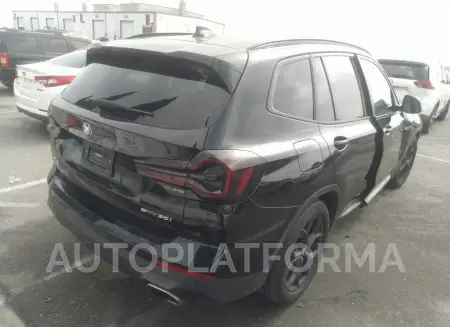 BMW X3 2022 vin 5UX43DP07N9K58359 from auto auction Iaai