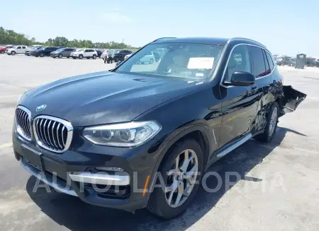 BMW X3 2020 vin 5UXTY3C09L9B90658 from auto auction Iaai