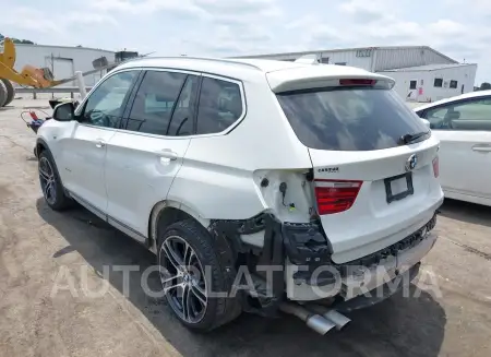 BMW X3 2015 vin 5UXWX9C53F0D49746 from auto auction Iaai