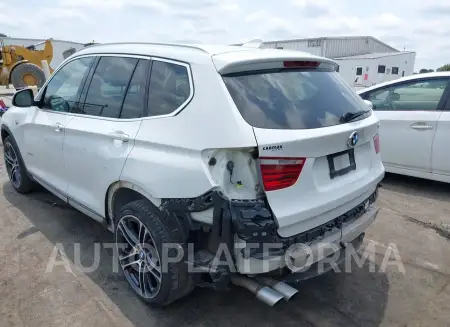 BMW X3 2015 vin 5UXWX9C53F0D49746 from auto auction Iaai