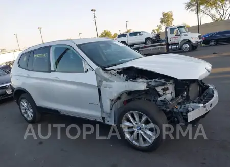 BMW X3 2017 vin 5UXWZ7C36H0X39589 from auto auction Iaai