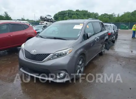 TOYOTA SIENNA 2016 vin 5TDXK3DC0GS747698 from auto auction Iaai