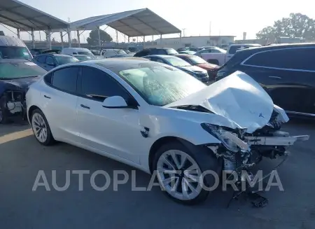 Tesla Model 3 2022 2022 vin 5YJ3E1EA5NF189906 from auto auction Iaai