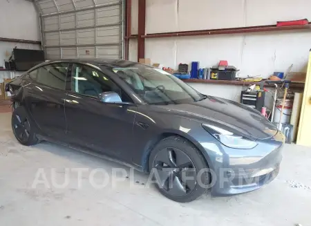 Tesla Model 3 2022 2022 vin 5YJ3E1EA9NF315734 from auto auction Iaai