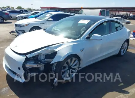 TESLA MODEL 3 2019 vin 5YJ3E1EB2KF477497 from auto auction Iaai