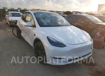 Tesla Model Y 2022 2022 vin 7SAYGDEFXNF453119 from auto auction Iaai