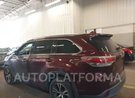 TOYOTA HIGHLANDER 2016 vin 5TDJKRFH0GS301407 from auto auction Iaai