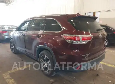 TOYOTA HIGHLANDER 2016 vin 5TDJKRFH0GS301407 from auto auction Iaai