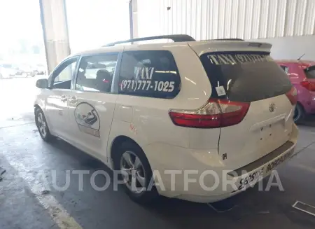 TOYOTA SIENNA 2015 vin 5TDKK3DC4FS568783 from auto auction Iaai