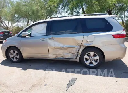 TOYOTA SIENNA 2015 vin 5TDKK3DC5FS626173 from auto auction Iaai