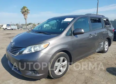 TOYOTA SIENNA 2017 vin 5TDKZ3DC6HS789798 from auto auction Iaai