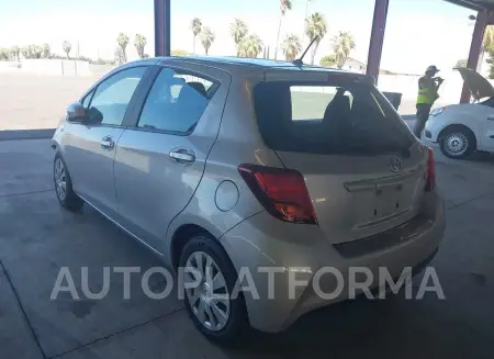 TOYOTA YARIS 2015 vin VNKKTUD36FA047880 from auto auction Iaai