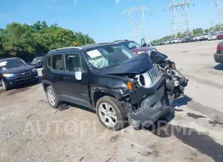 Jeep Renegade 2018 2018 vin ZACCJBDB6JPG89359 from auto auction Iaai