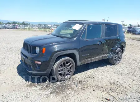 JEEP RENEGADE 2021 vin ZACNJDBB5MPN22001 from auto auction Iaai