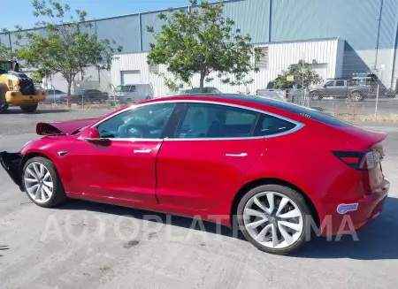 TESLA MODEL 3 2019 vin 5YJ3E1EB9KF450877 from auto auction Iaai