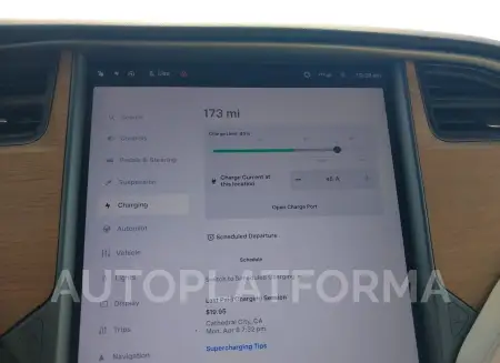 TESLA MODEL X 2020 vin 5YJXCDE2XLF305177 from auto auction Iaai