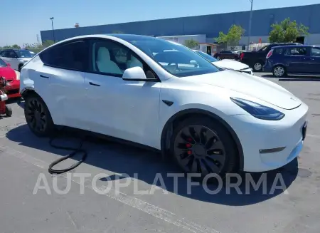 TESLA MODEL Y 2022 vin 7SAYGDEF2NF407977 from auto auction Iaai