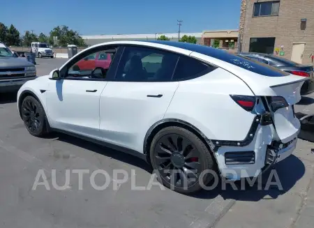 TESLA MODEL Y 2022 vin 7SAYGDEF2NF407977 from auto auction Iaai