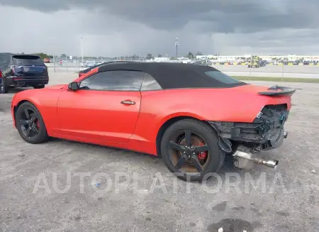 CHEVROLET CAMARO 2015 vin 2G1FD3D34F9205929 from auto auction Iaai