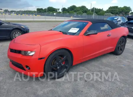 CHEVROLET CAMARO 2015 vin 2G1FD3D34F9205929 from auto auction Iaai