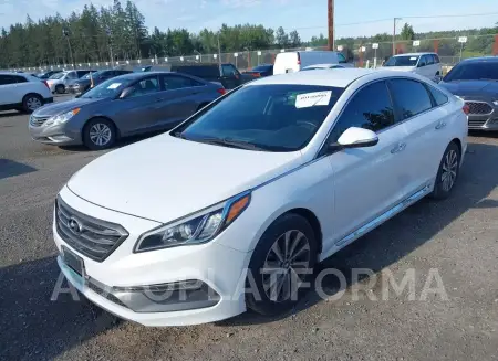 HYUNDAI SONATA 2015 vin 5NPE34AF4FH054078 from auto auction Iaai