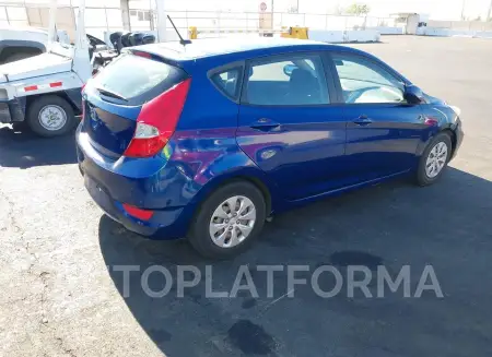 HYUNDAI ACCENT 2016 vin KMHCT5AE9GU251710 from auto auction Iaai