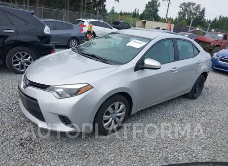 TOYOTA COROLLA 2016 vin 2T1BURHE1GC675115 from auto auction Iaai