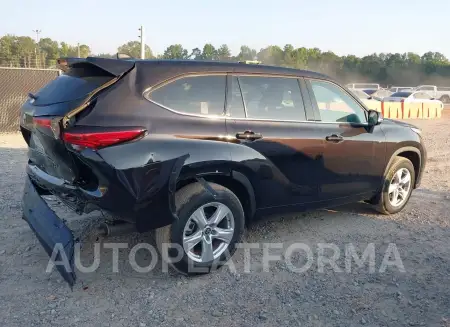 TOYOTA HIGHLANDER 2022 vin 5TDBZRBH6NS249803 from auto auction Iaai