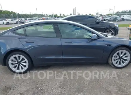 TESLA MODEL 3 2022 vin 5YJ3E1EA7NF330443 from auto auction Iaai