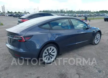 TESLA MODEL 3 2022 vin 5YJ3E1EA7NF330443 from auto auction Iaai