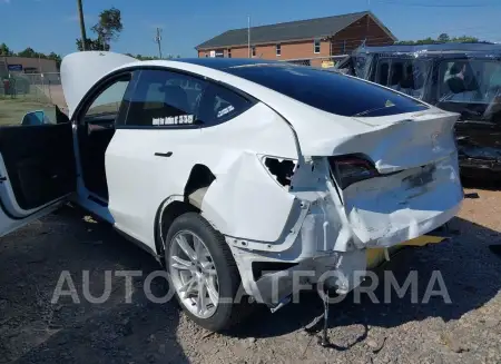 TESLA MODEL Y 2021 vin 5YJYGDEE3MF300715 from auto auction Iaai