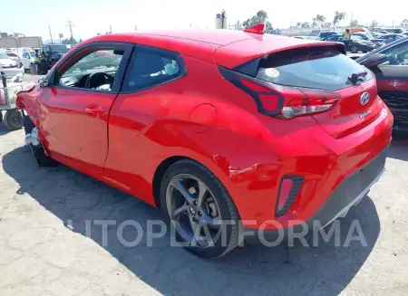 HYUNDAI VELOSTER 2019 vin KMHTG6AFXKU012081 from auto auction Iaai