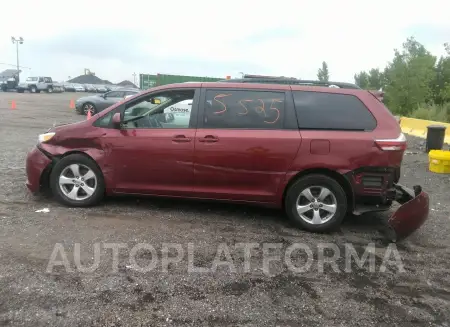 TOYOTA SIENNA 2017 vin 5TDKZ3DC2HS782766 from auto auction Iaai