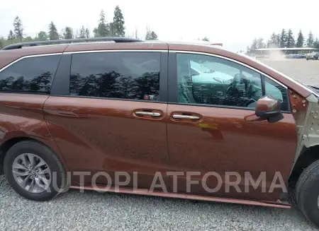 TOYOTA SIENNA 2023 vin 5TDYRKEC1PS148513 from auto auction Iaai