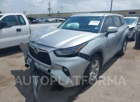 TOYOTA HIGHLANDER 2022 vin 5TDZZRAH3NS093025 from auto auction Iaai