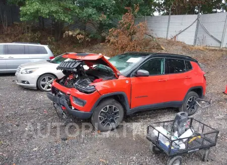 JEEP COMPASS 2019 vin 3C4NJDDB7KT800385 from auto auction Iaai