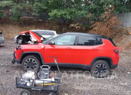 JEEP COMPASS 2019 vin 3C4NJDDB7KT800385 from auto auction Iaai