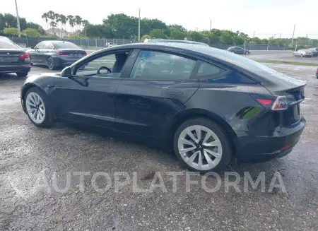 TESLA MODEL 3 2023 vin 5YJ3E1EB6PF391844 from auto auction Iaai