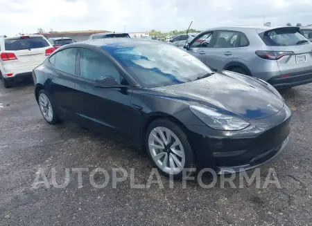 Tesla Model 3 2023 2023 vin 5YJ3E1EB6PF391844 from auto auction Iaai