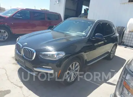 BMW X3 2019 vin 5UXTR7C5XKLE88380 from auto auction Iaai