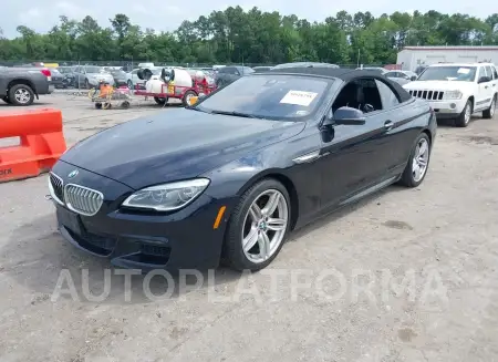 BMW 650I 2016 vin WBA6F5C51GD996566 from auto auction Iaai