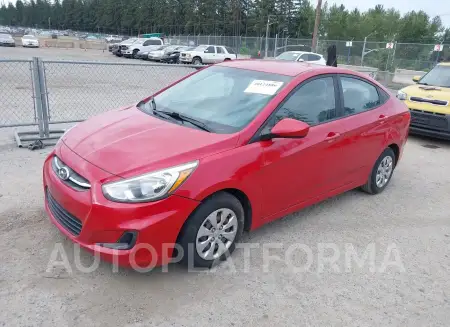 HYUNDAI ACCENT 2016 vin KMHCT4AE7GU074181 from auto auction Iaai