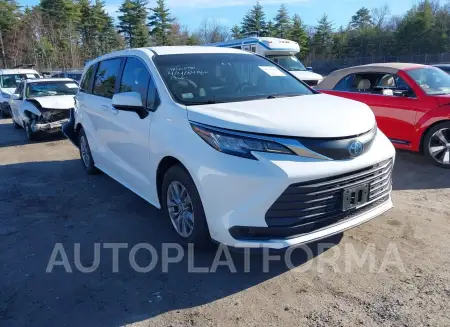 Toyota Sienna 2022 2022 vin 5TDKRKEC3NS100921 from auto auction Iaai