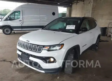 JEEP COMPASS 2022 vin 3C4NJDCBXNT162834 from auto auction Iaai