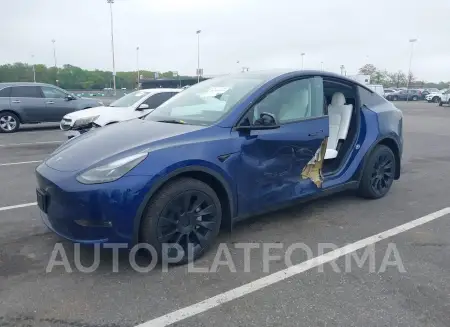 TESLA MODEL Y 2023 vin 7SAYGDEE6PF790543 from auto auction Iaai