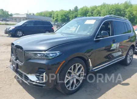 BMW X7 2020 vin 5UXCW2C02L9A02353 from auto auction Iaai