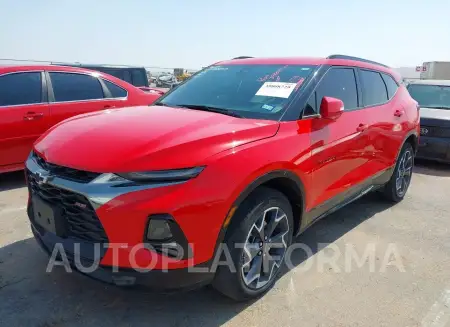 CHEVROLET BLAZER 2022 vin 3GNKBERS7NS143992 from auto auction Iaai